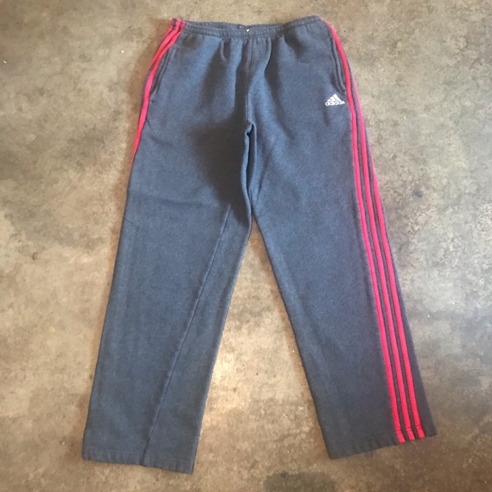 Adidas Originals Dark Grey & Red Stripes